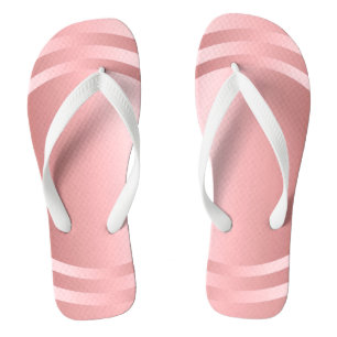 Chanclas Plantilla de oro glamoroso Rosa moderna