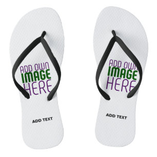 CHANCLAS PLANTILLA DE TEXTO DE IMAGEN BLANCA SIMPLE EDITABL