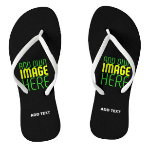 CHANCLAS PLANTILLA DE TEXTO DE IMAGEN NEGRA SENCILLA EDITAB