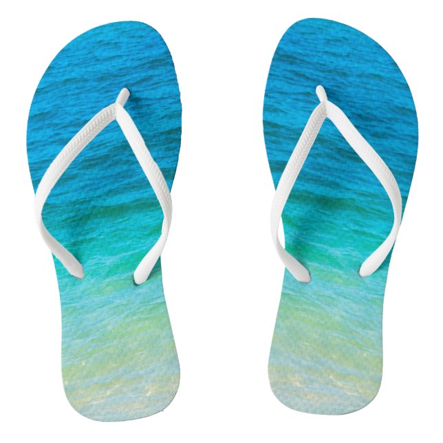 Chanclas Plantilla personalizada playa olas de mar costa ad (Plantilla)