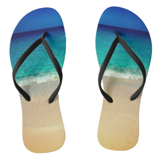 Chanclas Playa de aguas turquesas