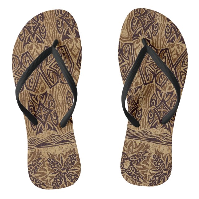 Chanclas Playa Haena Tapa Primitivo Hawaiano (Plantilla)