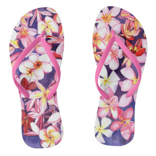 Chanclas Plumeria flotante