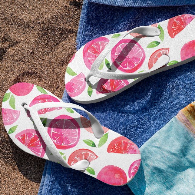 Chanclas Pomelo acuarela (Subido por el creador)