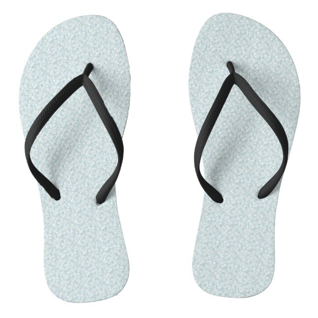 Chanclas Prado de flores silvestres de manzanilla aireada y (Plantilla)