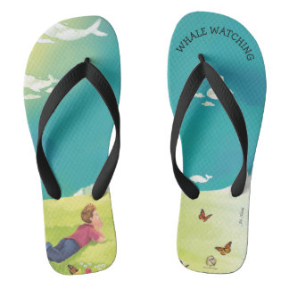 Chanclas PRÍNCIPE DE LAS BALLENAS MIRANDO Flip Flops Adulto