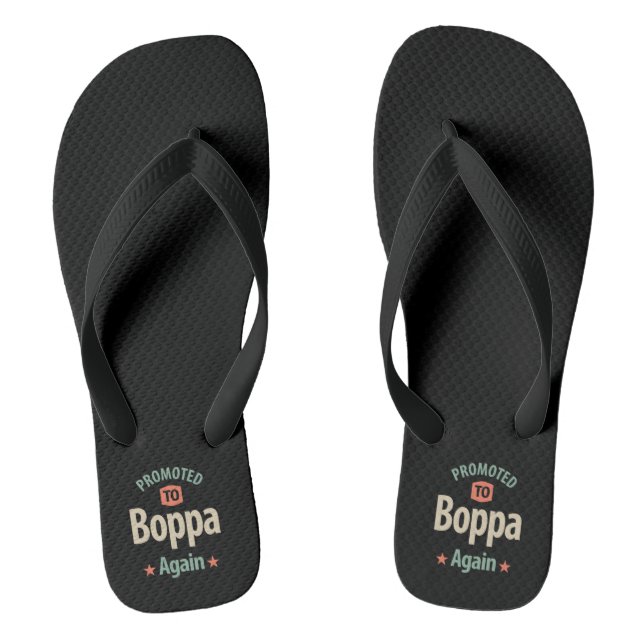 Chanclas Promocionado A Boppa De Nuevo | Regalo del abuelo  (Plantilla)