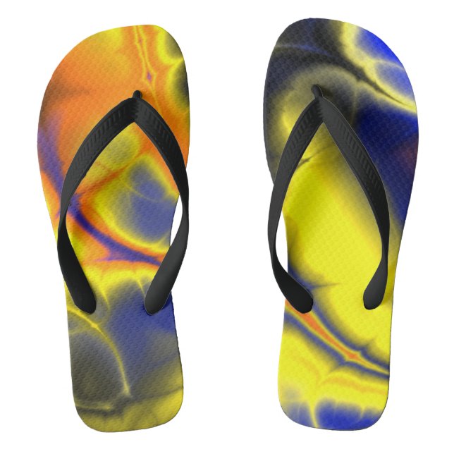 Chanclas psicodélicas de los 60 (Plantilla)