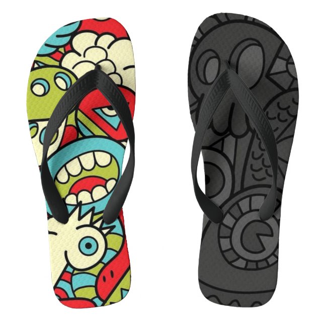 Chanclas Psychedelic Patterns (Plantilla)
