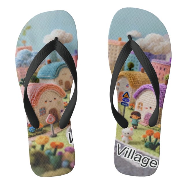 Chanclas Pueblo de lana  (Plantilla)