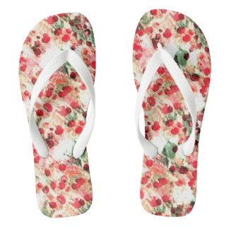Chanclas Punk de lunares rojos sucios rosa Grunge