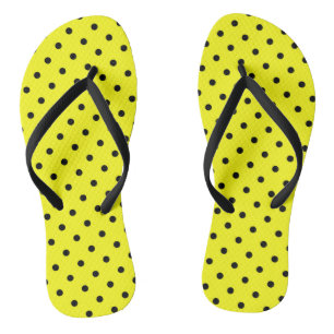 Chanclas Punto polaco amarillo