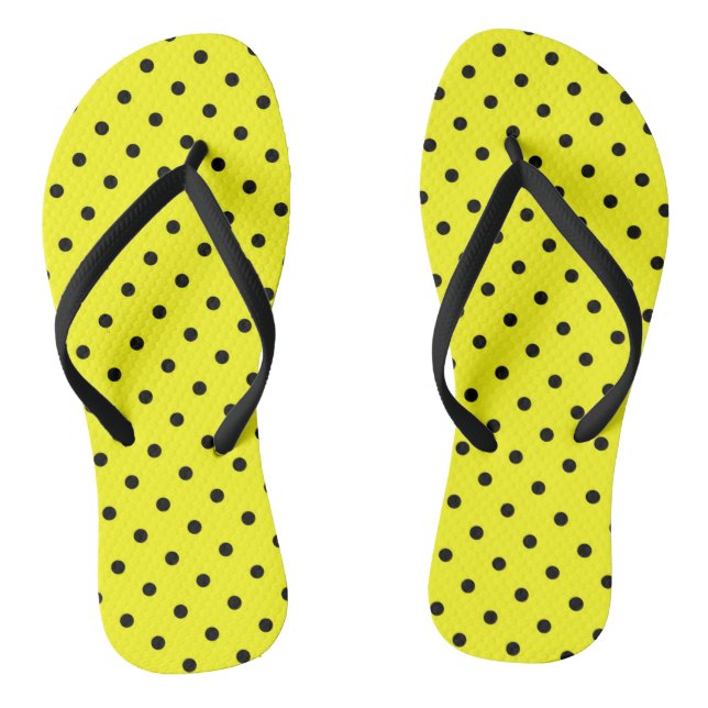 Chanclas Punto polaco amarillo (Plantilla)