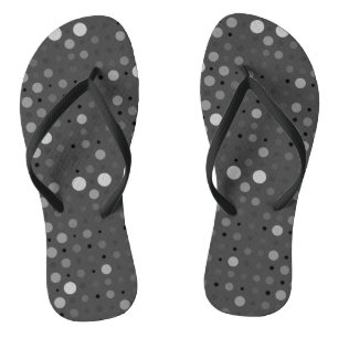 Chanclas Punto Polka 01.Gray DGrey BG