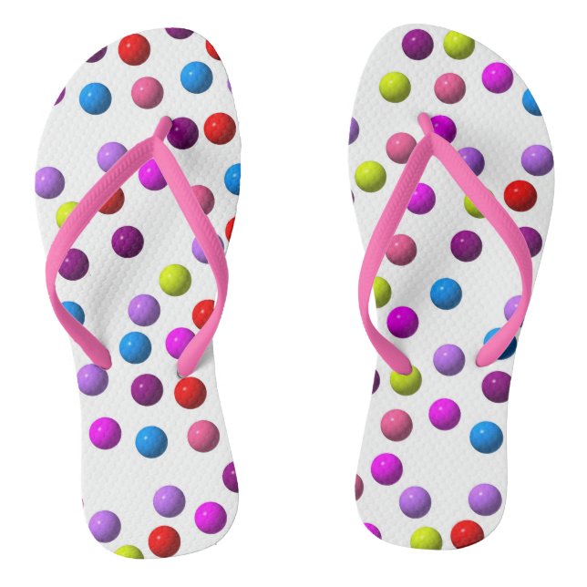 Chanclas Puntos divertidos (Plantilla)