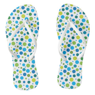 Chanclas Puntos flanqueados de primavera