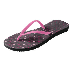 Chanclas Puntos Rosa y púrpura