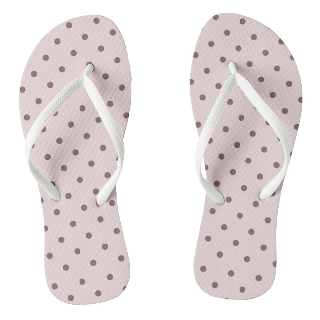 Chanclas Puntos rosas 2 (Plantilla)