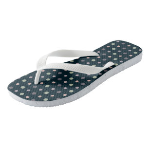 Chanclas Puntos verdes, rosados, morados, azules