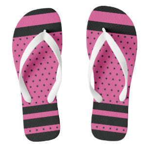 Chanclas Puntos y franjas de polka