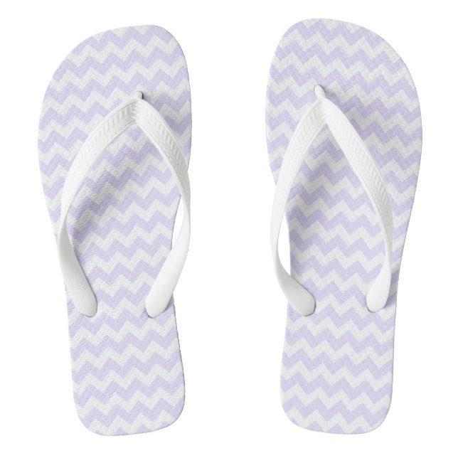 Chanclas Púrpura Chevron (Plantilla)