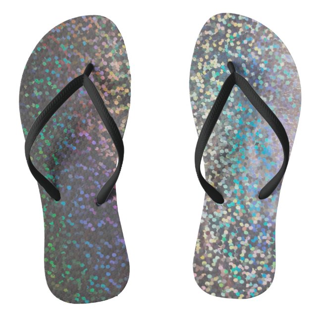 Chanclas Purpurina bokeh sparkke print (Plantilla)