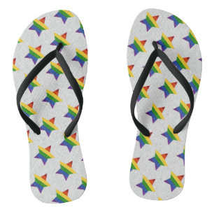 Chanclas PURPURINA de la bandera del orgullo gay