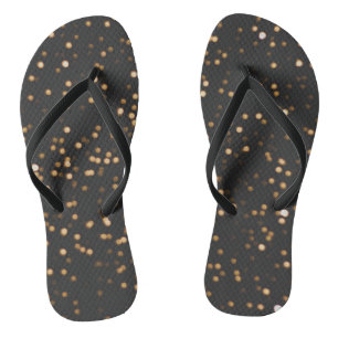 Chanclas Purpurina Dorado Sparkles