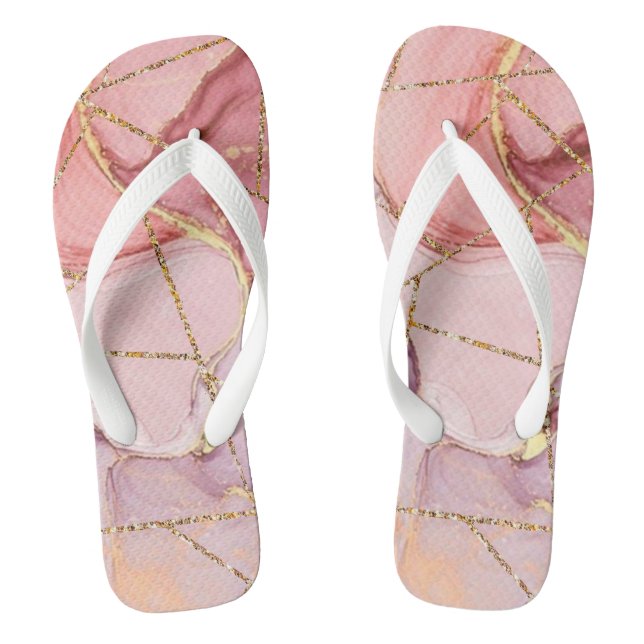Chanclas Purpurina rosa (Plantilla)