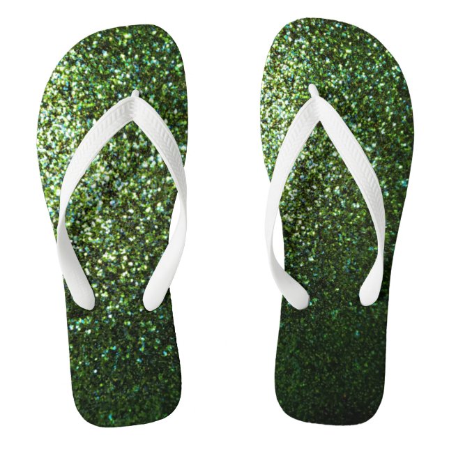 Chanclas Purpurina verde (Plantilla)