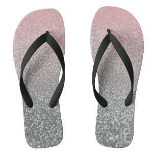 Chanclas Purpurina vintage monograma personalizado brilland