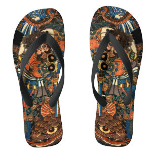 Chanclas Python de lucha de los samurái japoneses