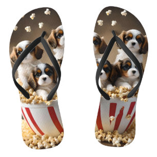 Chanclas Quads Cavalier Puppies Españoles En El Cachorro,