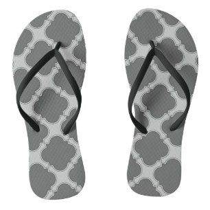 Chanclas Quatrefoil en tonos grises