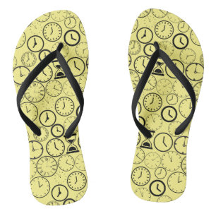 Chanclas Qué hora es.wx4 L amarillo BG