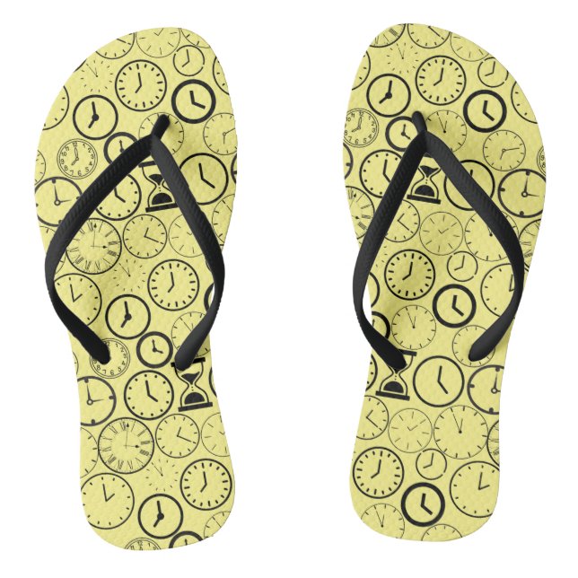Chanclas Qué hora es.wx4 L amarillo BG (Plantilla)