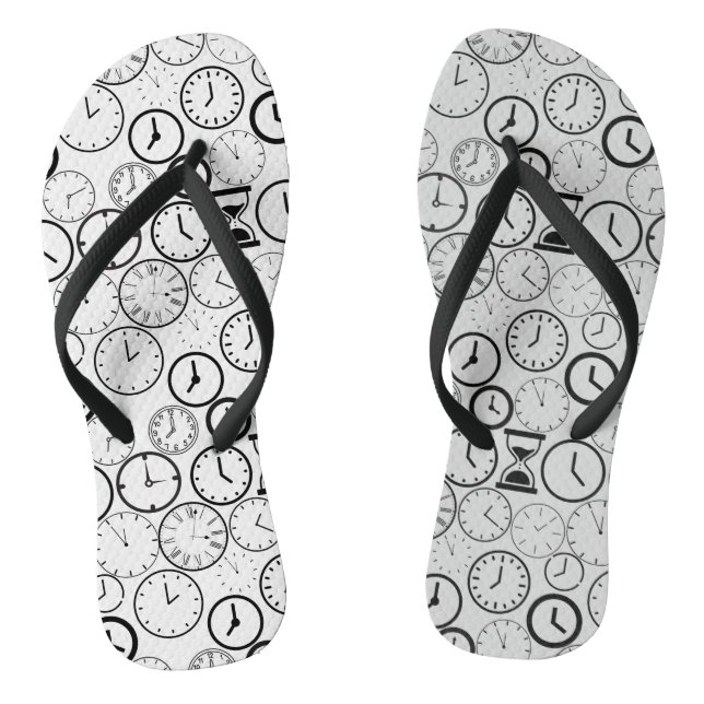Chanclas Qué hora es.wx4 L Gray BG (Plantilla)