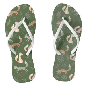 Chanclas Ramas de invierno de Fox impecables y patrón de ho
