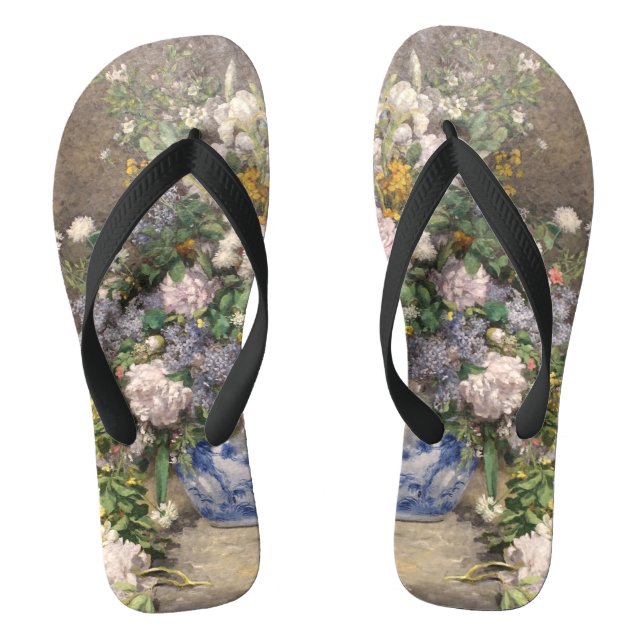 Chanclas Ramo de primavera de Pierre-Auguste Renoir     (Plantilla)