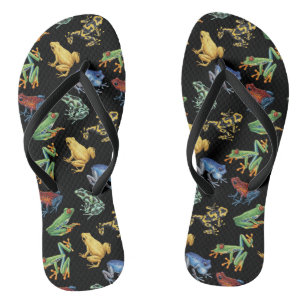 Chanclas Ranas en negro