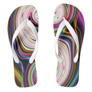 Chanclas Rasgos cósmicos 3 Flip Flops Swirl