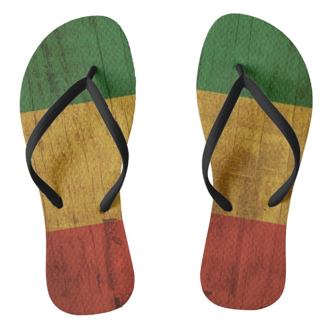 Chanclas Rasta Imprimir Flip Flops (Plantilla)