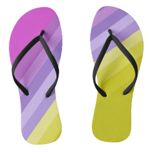 Chanclas Rayado, brillante, arco iris