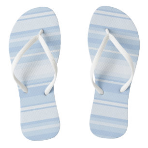 Chanclas Rayas azul bebé