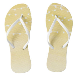Chanclas Rayas de cadena de color de agua Flip Flops