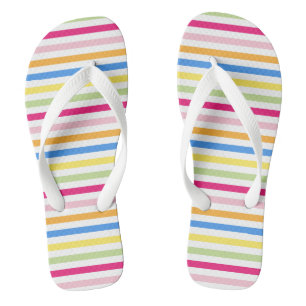 Chanclas Rayas de color lisas