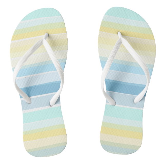 Chanclas Rayas de verano en impresión retro (Plantilla)