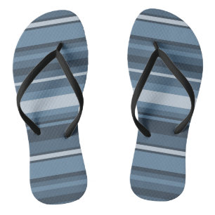 Chanclas Rayas gris-azules