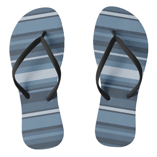 Chanclas Rayas gris-azules (Plantilla)