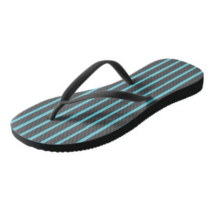 Chanclas Rayas grises y azules